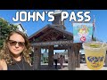 Madeira beach johns pass  lunch at caddys  florida tourist attractions  live music
