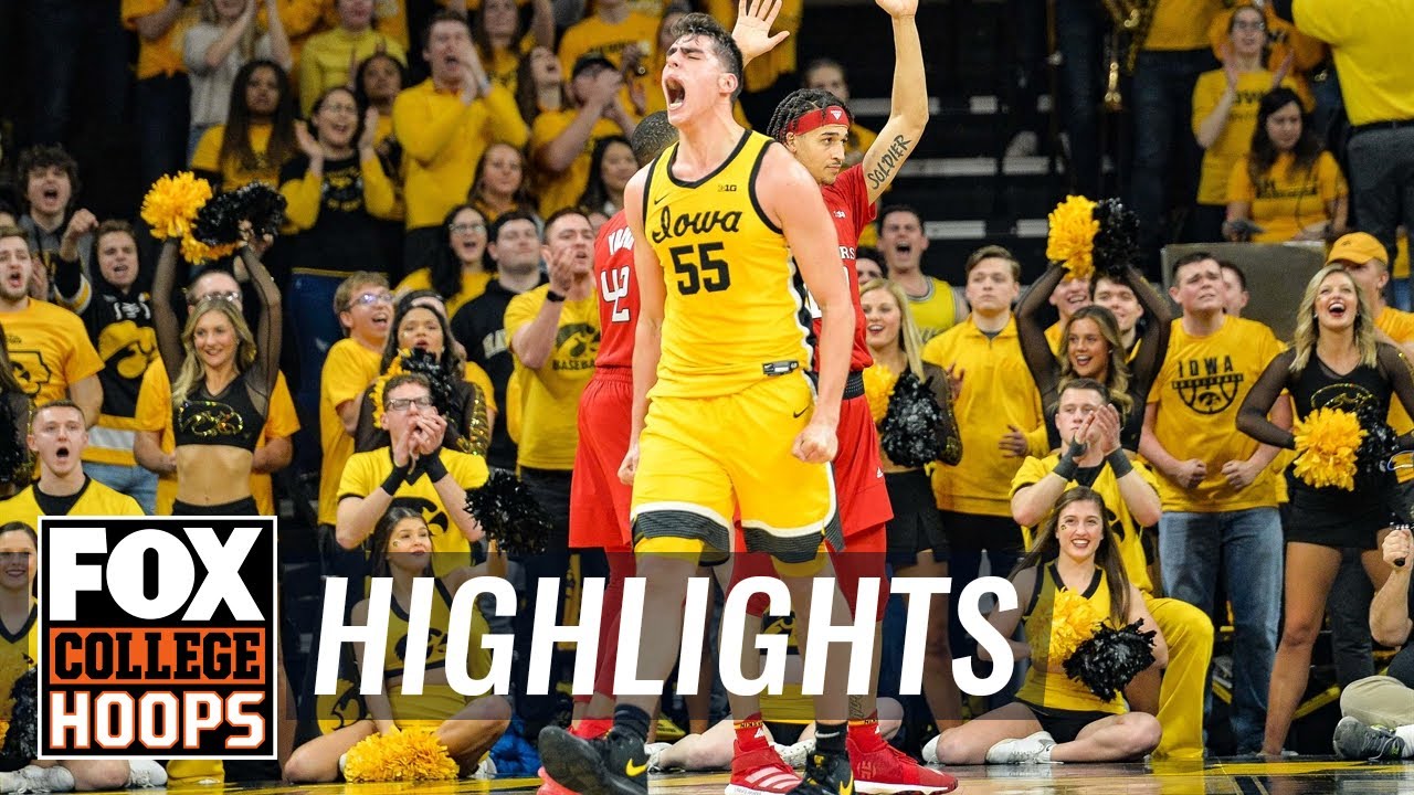 Iowa holds off Rutgers behind 28-pt, 13-rebound game from Luka Garza | FOX COLLEGE HOOPS HIGHLIGHTS