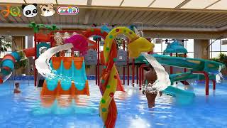 Water Slide Playground 3D Design