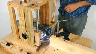 A better video to show off my slot mortising machine. More about the machine: http://woodgears.ca/slot_mortiser Plans available 