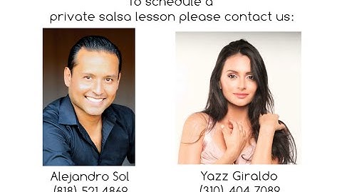 Learn to dance Salsa with Alejandro Sol and Yazz Giraldo!