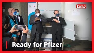 Kenya receives 12 ultra-cold chain freezers, 15 soft boxes in preparation for Pfizer rollout screenshot 2