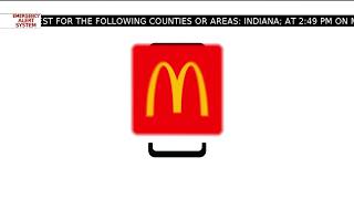 An Emergency Alert System Test Cuts Of Mcdonalds