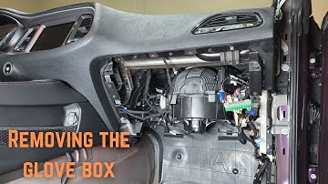 How to remove the Glove Box Door and Assembly from a Dodge Challenger | Weight Reduction Series