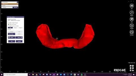 Exocad how to make a " jaw scan " from a scan of a denture