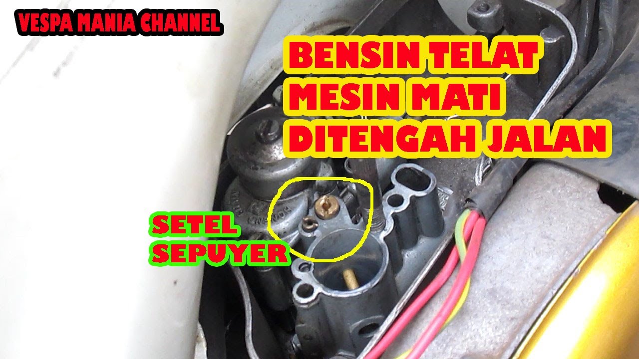 Tutorial atau cara mengatasi bensin telat