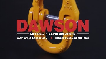DAWSON DS074 G80 EUROPEAN TYPE HAMMERLOCK ROLLER CHAIN CONNECTING LINK, FORGED CHAIN CONNECTOR