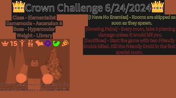 Crown Challenge 6/24/2024 - Randomly Generated Droids