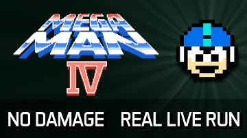 Mega Man 4 - No Damage / Damageless