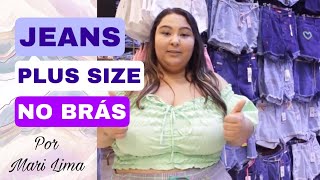 Onde comprar JEANS PLUS SIZE no #BRÁS ? - Wide leg plus, calça jeans, shorts jeans plus - até o 58