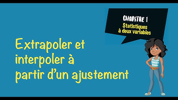 Chapitre 1 : Extrapoler et interpoler à partir d