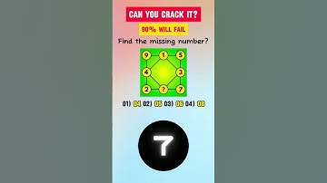 Only Geniuses Can Find the Missing Number 🧠 Crack It IF You Can #shorts #maths #braintest