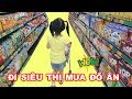 B i siu th mua  n  baby doing grocery shopping  du ty channel