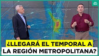 Lluvias y fuertes vientos en zona norte: ¿Cuándo llegan a Santiago?