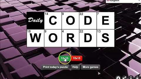 Game Daily CodeWords