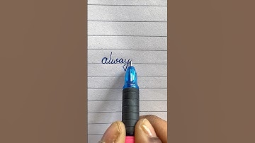 How to Write Cursive Writing ✍️  #youtubeshorts #trending #viral #shortvideo #youtube #short #shorts