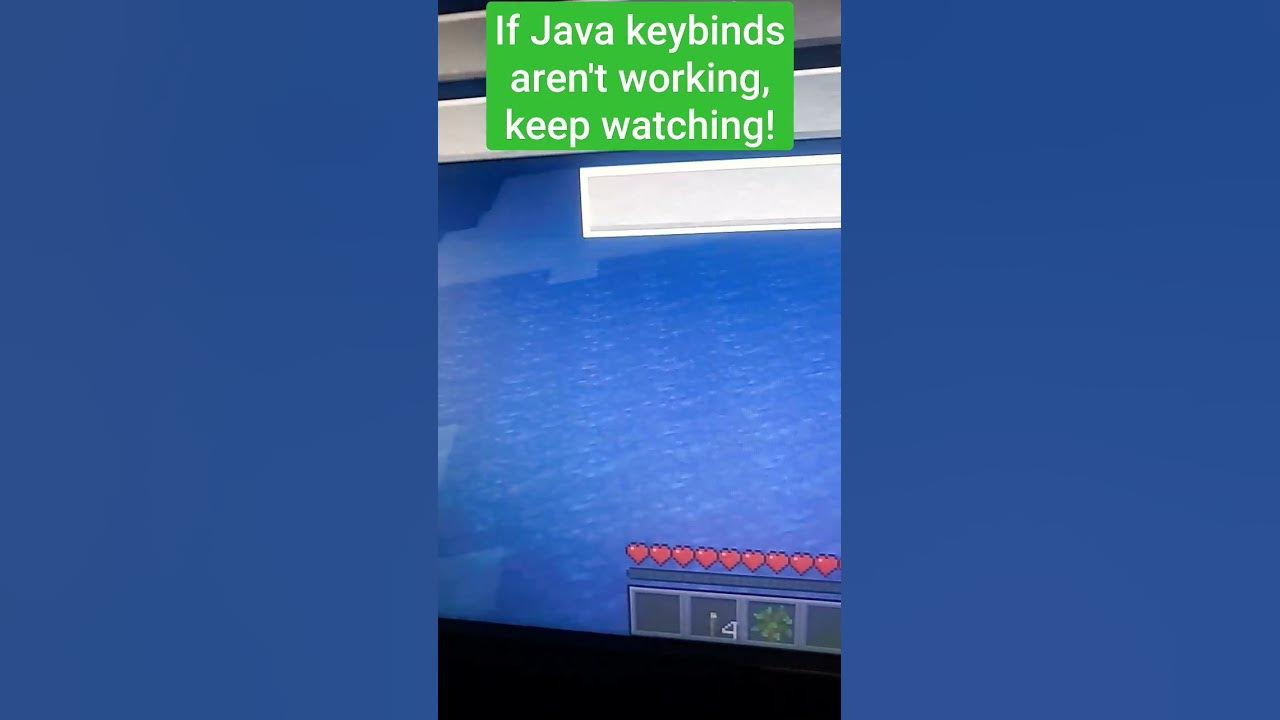 Tutorial on how to fix keybinds on Java Minecraft - YouTube