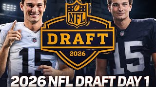 #Raiders | 🚨 2026 NFL DRAFT ROUND 1 Livestream 🚨 | Mendoza SZN 🏴‍☠️ |