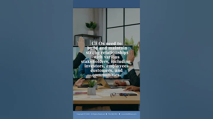 CEO Fundamentals: Stakeholder Engagement