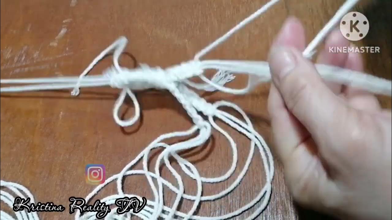 DIY How to make "Plant Hanger" made of rope... YouTube