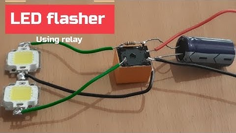 LED flip flop circuit using relay | #17 | Circuiterதமிழ்