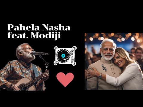 Pehla Nasha song by Narendra Modi  Modi song cover by AI   narendramodi  melodi