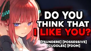 Needy Tsundere Roommate Teases You And Wants You To Sleep Asmr Roleplay