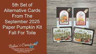 видео: 5-й набор альтернативных карточек из набора «Paper Pumpkin Kit» за сентябрь 2025 года «Fall For T... картинка: 5-й набор альтернативных карточек из набора «Paper Pumpkin Kit» за сентябрь 2025 года «Fall For T...
