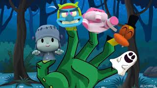 Pocoyo Zombie Finger Family Epidemic Song | Nursery Rhymes &amp; Kids Songs