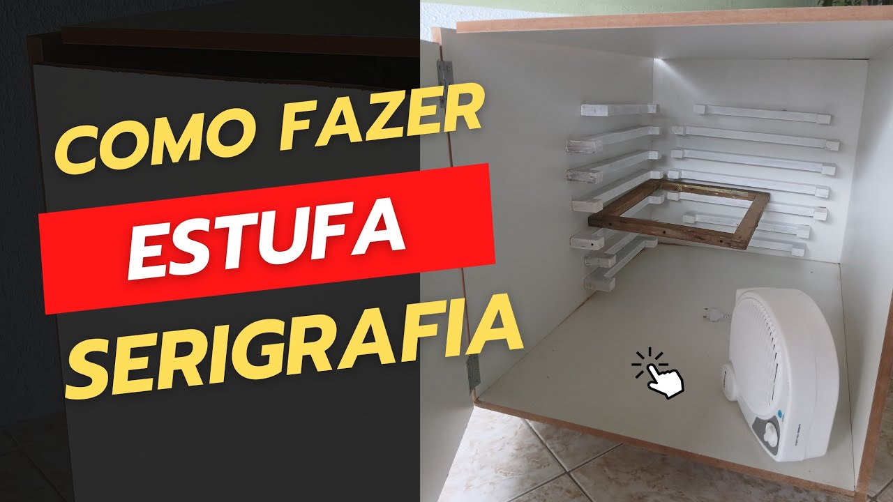 COMO FAZER ESTUFA DE SERIGRAFIA COM MADEIRA MDF