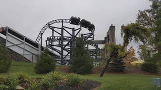 Backlot Stunt Coaster rollback!