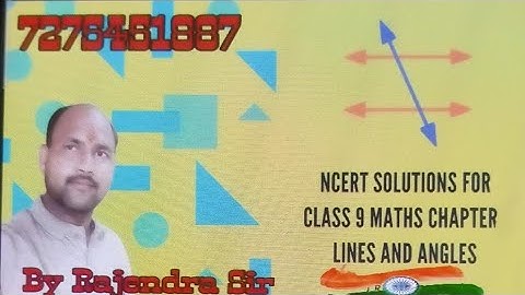 Class 9 Maths | Chapter 10 | Exercise 10.2 (Part 2) | Lines And Angles | NCERT(Balaji Publications)
