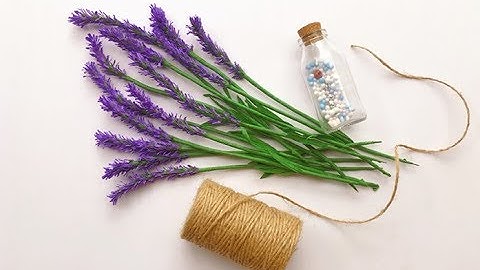 ABC TV | How To Make Lavender Paper flower From Crepe Paper #2 - Craft Tutorial