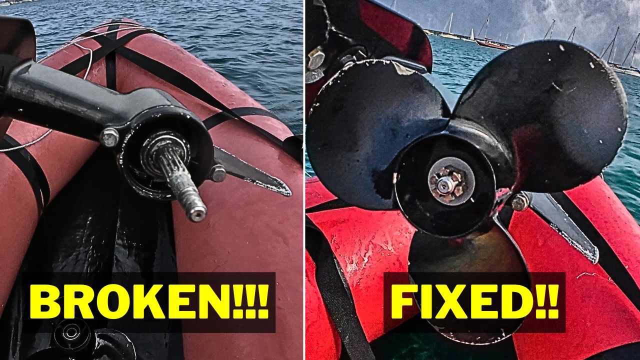 ⁣Propeller Repair And Fitting Of The Stackpack
