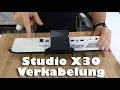 So verkabeln sie ihre studio x30 richtig 