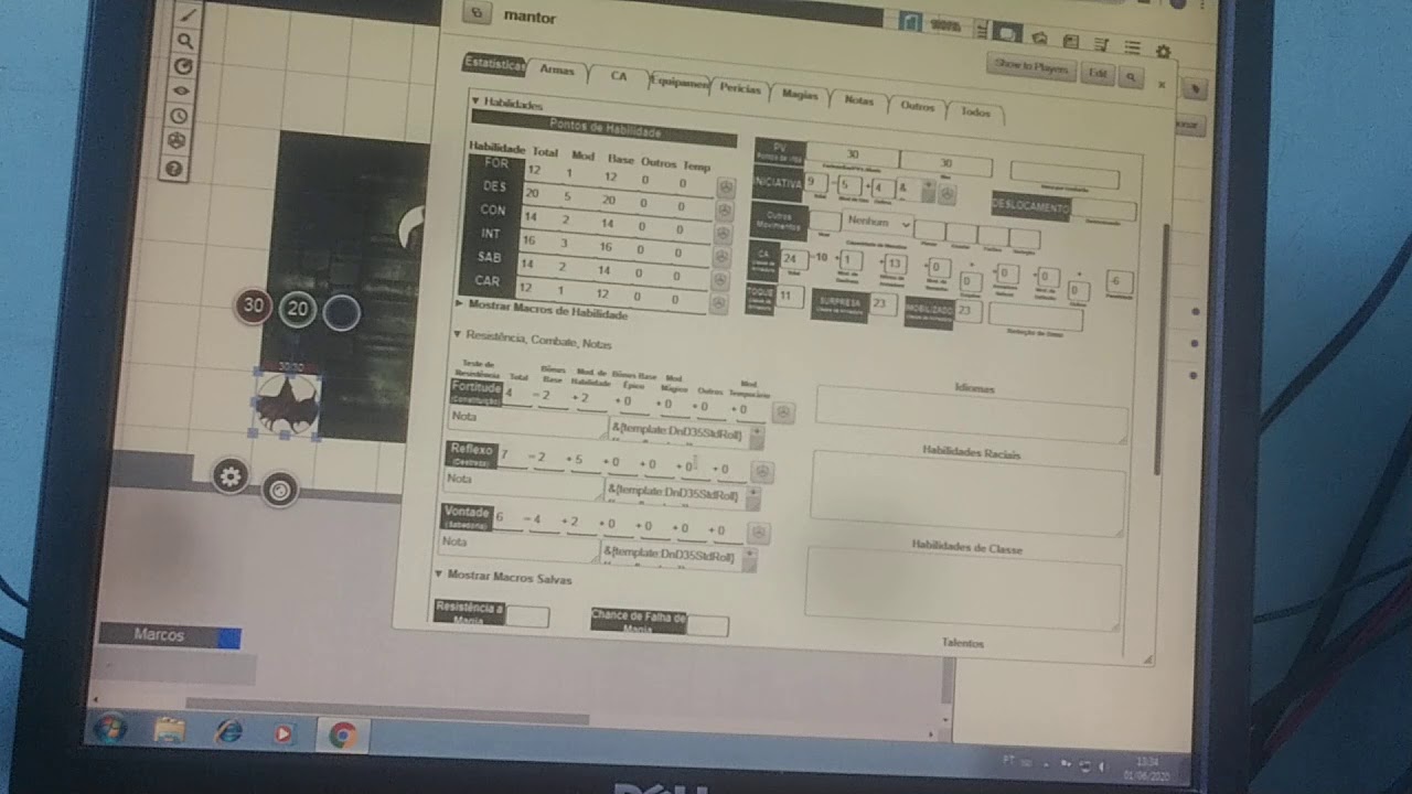 Tutorial - Como usar o Roll20 - gravado por MAP (Parte 2) - YouTube
