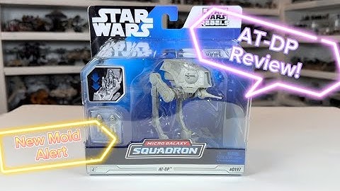 Star Wars Micro Galaxy Squadron AT-DP Toy Unboxing and Review