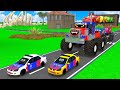 Did The Police Car Escape The City Container Truck Carrying Mcqueen Collide With The Police Car Did The Police Car Escape The City Container Truck Carrying Mcqueen Collide With The Police Car