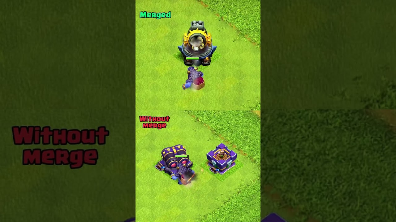 Multi gear tower Vs double cannon   gear archer tower Clash of clans