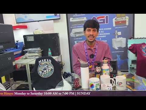 AG Industries Printing Machines Gift Expo Bangalore 2025 Agisublimation