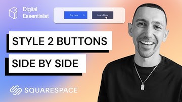 Squarespace Style Two Buttons Next to Each Other (Custom CSS)