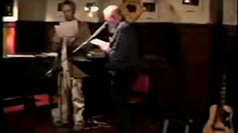 wambat and father at stone soup 12 21 87  a