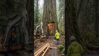 BUILT A SECRET ROOM IN A TREE #shortsfeed #viral #shorts #views #usa