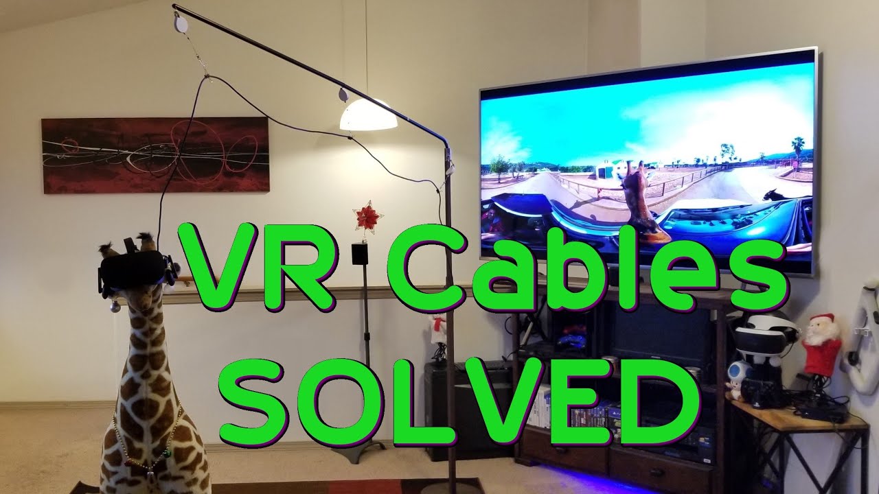 How To Successfully Manage Your Vr Cables Anywhere Youtube