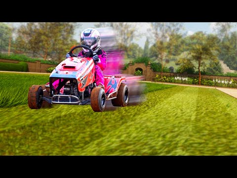 Cutting the perfect lawn in Lawnmower Simulator Demo