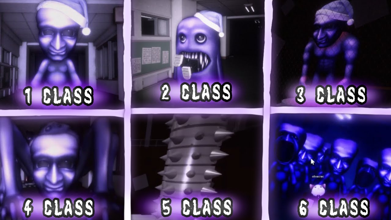 AOONI Nightmare: Classes 1 to 6 - Full Walkthrough | Roblox