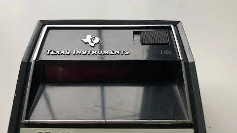 Vintage Texas Instruments TI SR-10 Calculator - Untested!