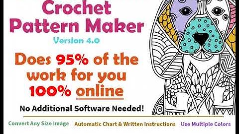 Transform Images into Overlay Mosaic Crochet Patterns with Online Tool that Does Most of the Work!