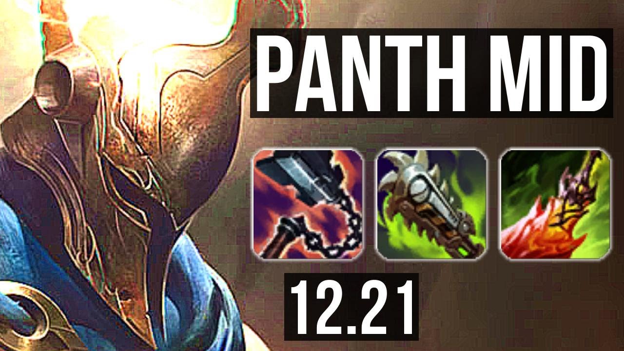 PANTHEON vs SYLAS (MID) | 8/0/11, 1000+ games, Legendary | KR Master | 12.21