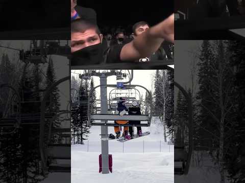 Подкатил к девушке на подъемнике 👩❤️👨 #snowboard #сноуборд #горнолыжка